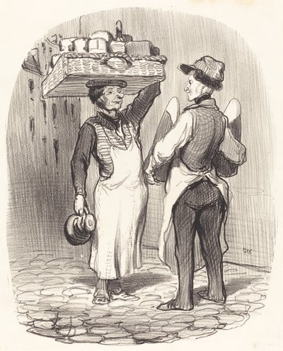 üzletvezetők alkotó: Honoré Daumier
