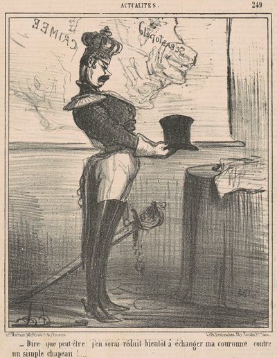 Azt mondani, hogy talán leszokom róla... alkotó: Honoré Daumier