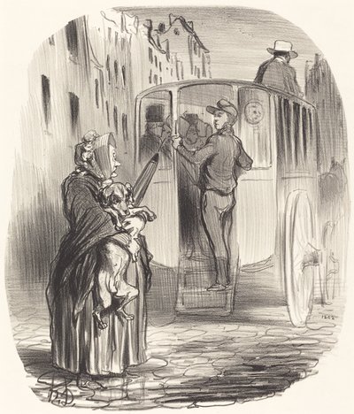 Bocsánat, Polgár... nem értek kutyát... alkotó: Honoré Daumier