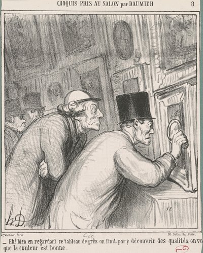 Hé! Jól nézze meg ezt a táblázatot alkotó: Honoré Daumier