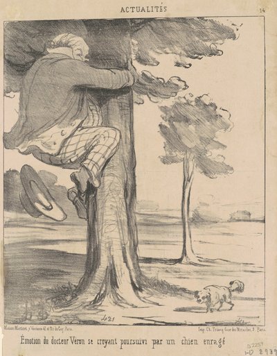 Doktor Veron érzelmei... alkotó: Honoré Daumier