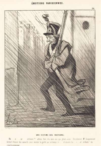 Párizsi érzelmek: A frakciók áldozata alkotó: Honoré Daumier