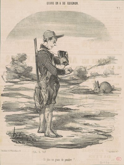 És egy porszemet sem! ... alkotó: Honoré Daumier