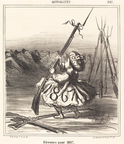 Karácsonyi ajándékok 1867-re alkotó: Honoré Daumier