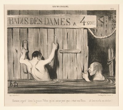 Mentség; pillantás alkotó: Honoré Daumier