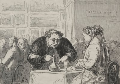 Képzőművészeti kiállítás: a művészet szeretetében és szeletbüfé alkotó: Honoré Daumier