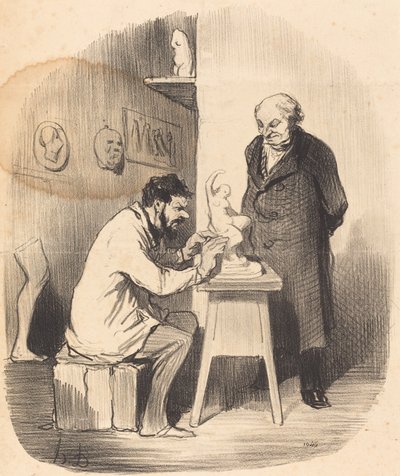 Egy nap rá kell tennem, hogy megtedd... alkotó: Honoré Daumier