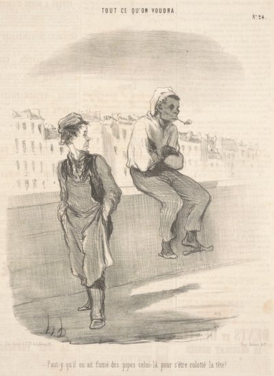 Biztosan pipázott alkotó: Honoré Daumier