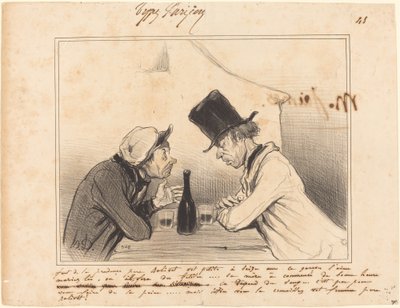 Vigyáznod kell Balivot atya, a kicsid tizenhat éves... alkotó: Honoré Daumier