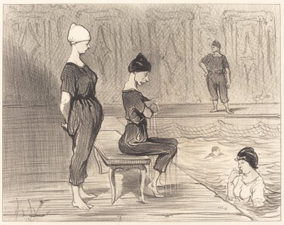 A jobbik felének részeként... alkotó: Honoré Daumier