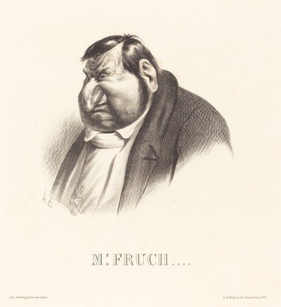 Fruchard és mellszobor alkotó: Honoré Daumier