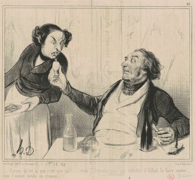 Fiú, mi az?... alkotó: Honoré Daumier