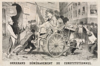 Az alkotmányos rendszer nagy felszámolása alkotó: Honoré Daumier