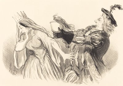Hamlet alkotó: Honoré Daumier