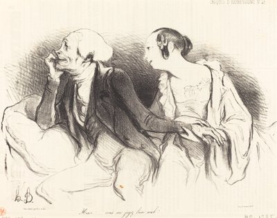 Henri!... nagyon rosszul ítélsz meg!... alkotó: Honoré Daumier