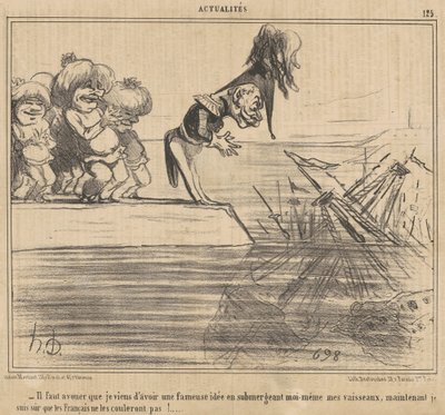 Be kell vallanom, hogy most volt egy... alkotó: Honoré Daumier