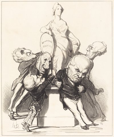 Azt állítják, támogatják őt alkotó: Honoré Daumier