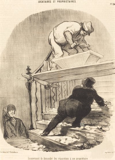Hátránya a javítás kérésének... alkotó: Honoré Daumier