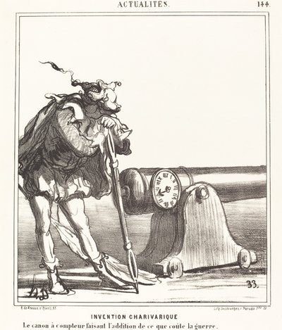 Charivari találmány alkotó: Honoré Daumier