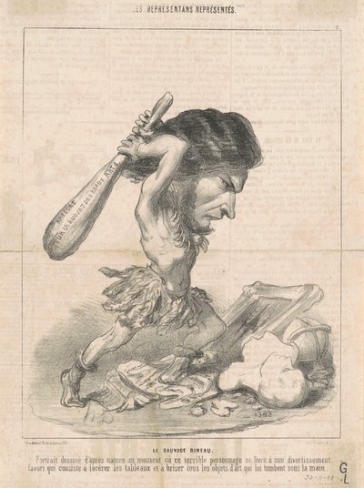 J. Martial Bineau (2. tábla) alkotó: Honoré Daumier