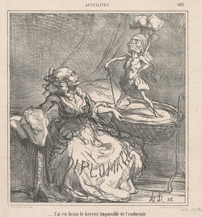 Megráztam őt... alkotó: Honoré Daumier