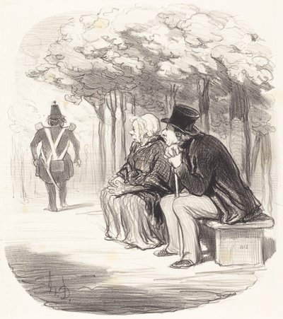 Nem csodálom, ha a nőknek van... ízlésük... alkotó: Honoré Daumier