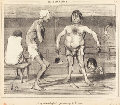 Nem megyek vissza oda többé!... Azt hiszem... alkotó: Honoré Daumier