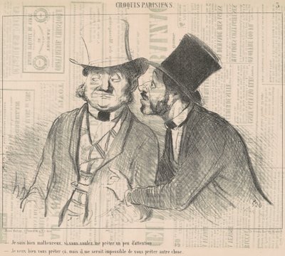 Nagyon boldogtalan vagyok, ha úgy tetszik... alkotó: Honoré Daumier