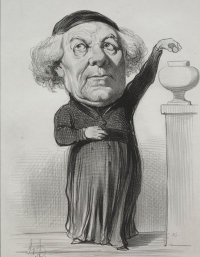 Jean-Jacques Fayet, Orléans püspöke alkotó: Honoré Daumier