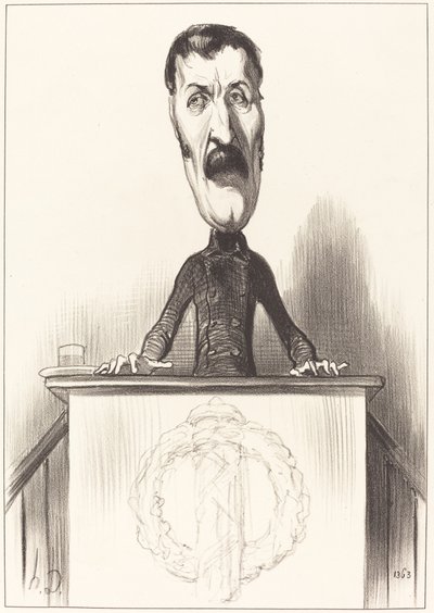 Jules Bastide alkotó: Honoré Daumier