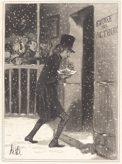 A kötéltáncos színész alkotó: Honoré Daumier