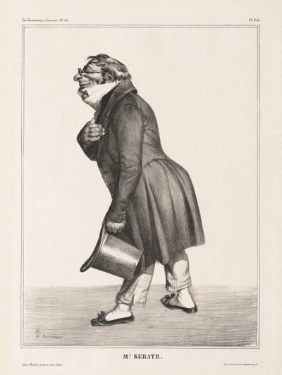 La Caricature, Pl. 314, Comte de. Keratry alkotó: Honoré Daumier