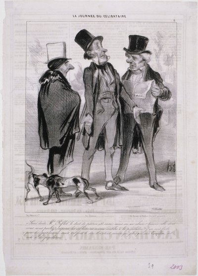 Bachelor Day alkotó: Honoré Daumier