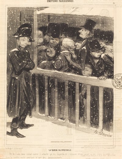 Sor az előadáson alkotó: Honoré Daumier