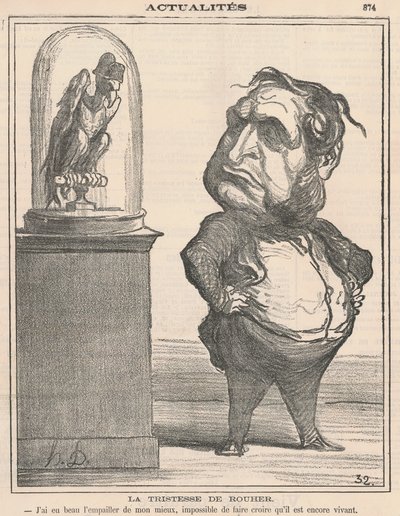 Rouher szomorúsága alkotó: Honoré Daumier