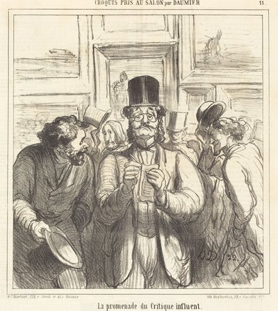 A befolyásos kritikus sétája alkotó: Honoré Daumier