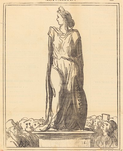 A Milói Köztársaság... alkotó: Honoré Daumier