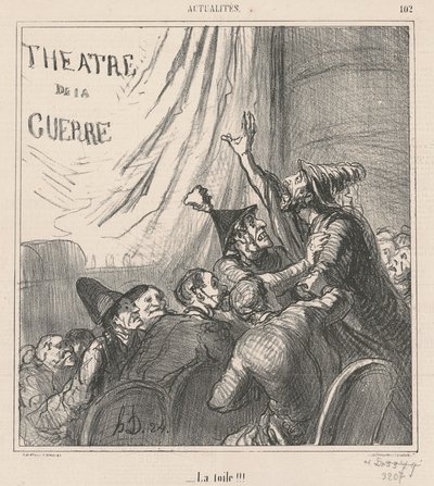 A háló!!! alkotó: Honoré Daumier