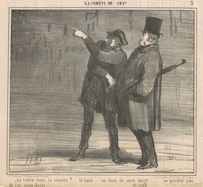 Látod az üstököst? ... alkotó: Honoré Daumier