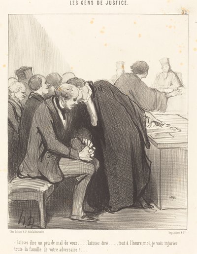 Mondjunk egy kicsit rosszat magadról... alkotó: Honoré Daumier