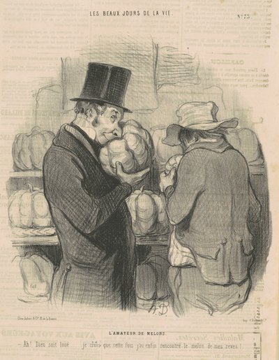 A dinnyeimádó alkotó: Honoré Daumier