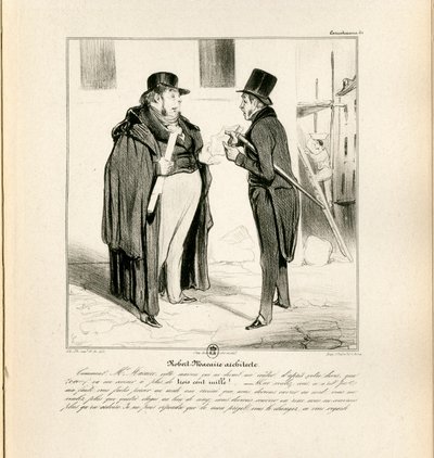 Le Charivari, Szatirikus fekete-fehérben alkotó: Honoré Daumier