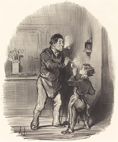 Chiffonnier filozófus alkotó: Honoré Daumier