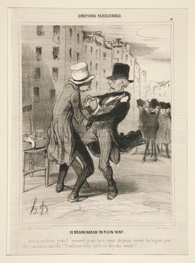 A zsírtalanító a szabadban alkotó: Honoré Daumier