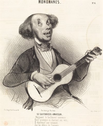 A gitáros-amatőr alkotó: Honoré Daumier