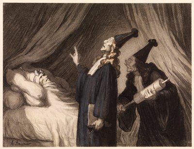 Képzelt beteg alkotó: Honoré Daumier