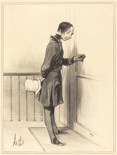A koldus otthon alkotó: Honoré Daumier