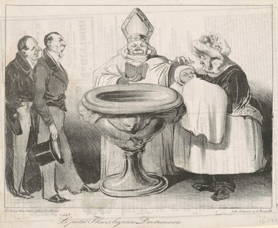 Le Petit Thiers, megkeresztelkedett doktriner alkotó: Honoré Daumier