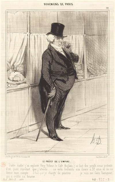 A Birodalom prefektusa alkotó: Honoré Daumier