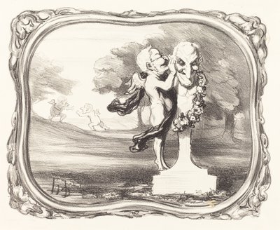 A Faun Istenre bízott titok alkotó: Honoré Daumier